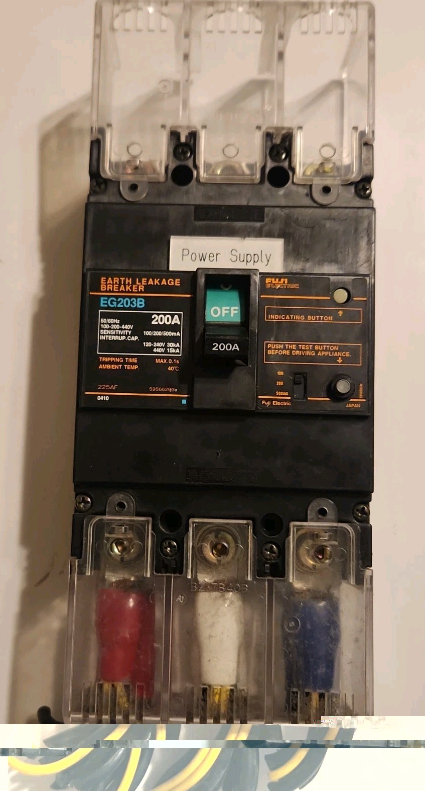 Fuji EG203B 3P 200A Circuit Breaker – Warranty & Free Shipping