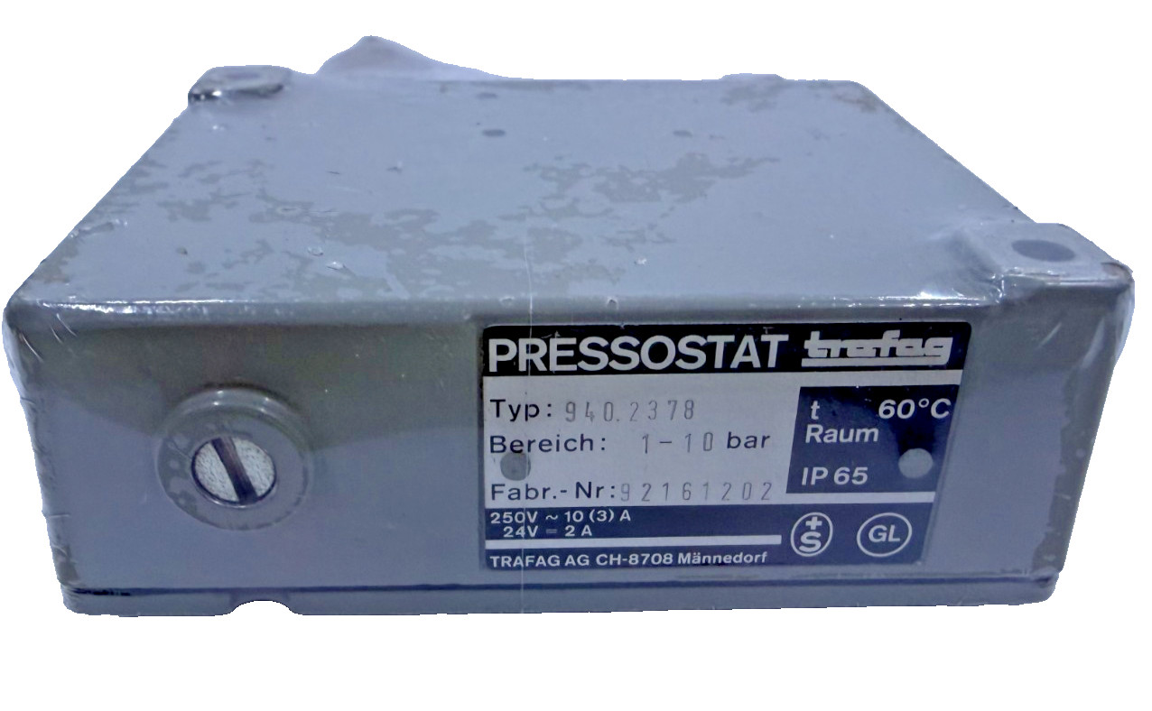 TRAFAG PRESSOSTAT Type 940.2378 Pressure Switch 1…10 bar G1/4