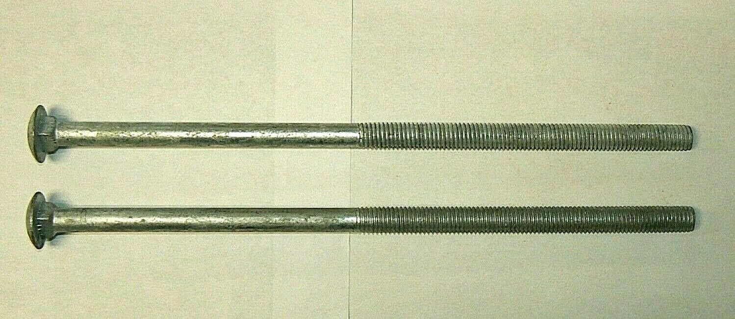 1/2″-13 X 12″ GALVANIZED CARRIAGE BOLTS – LOT OF 10 PCS.