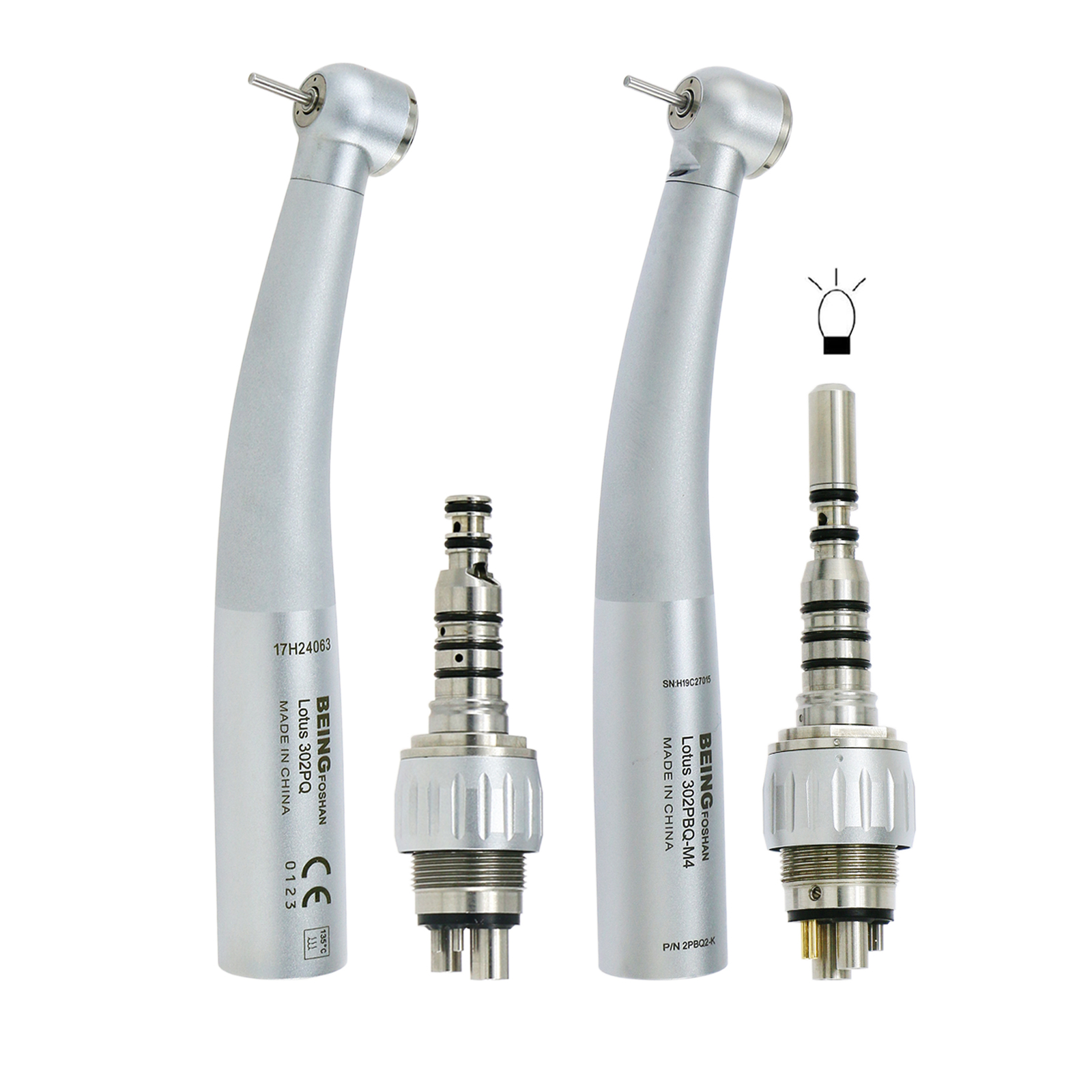 BEING Dental High Speed Turbine Handpiece Fiber Optic 4/6Holes fit KaVo Coupler