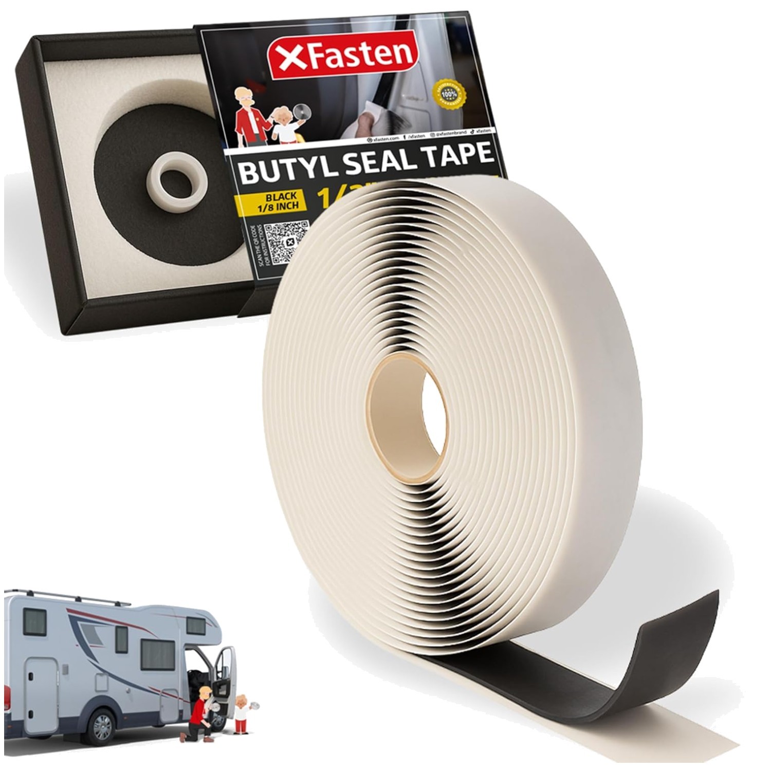 Professional-Grade Butyl Tape for Caulking
