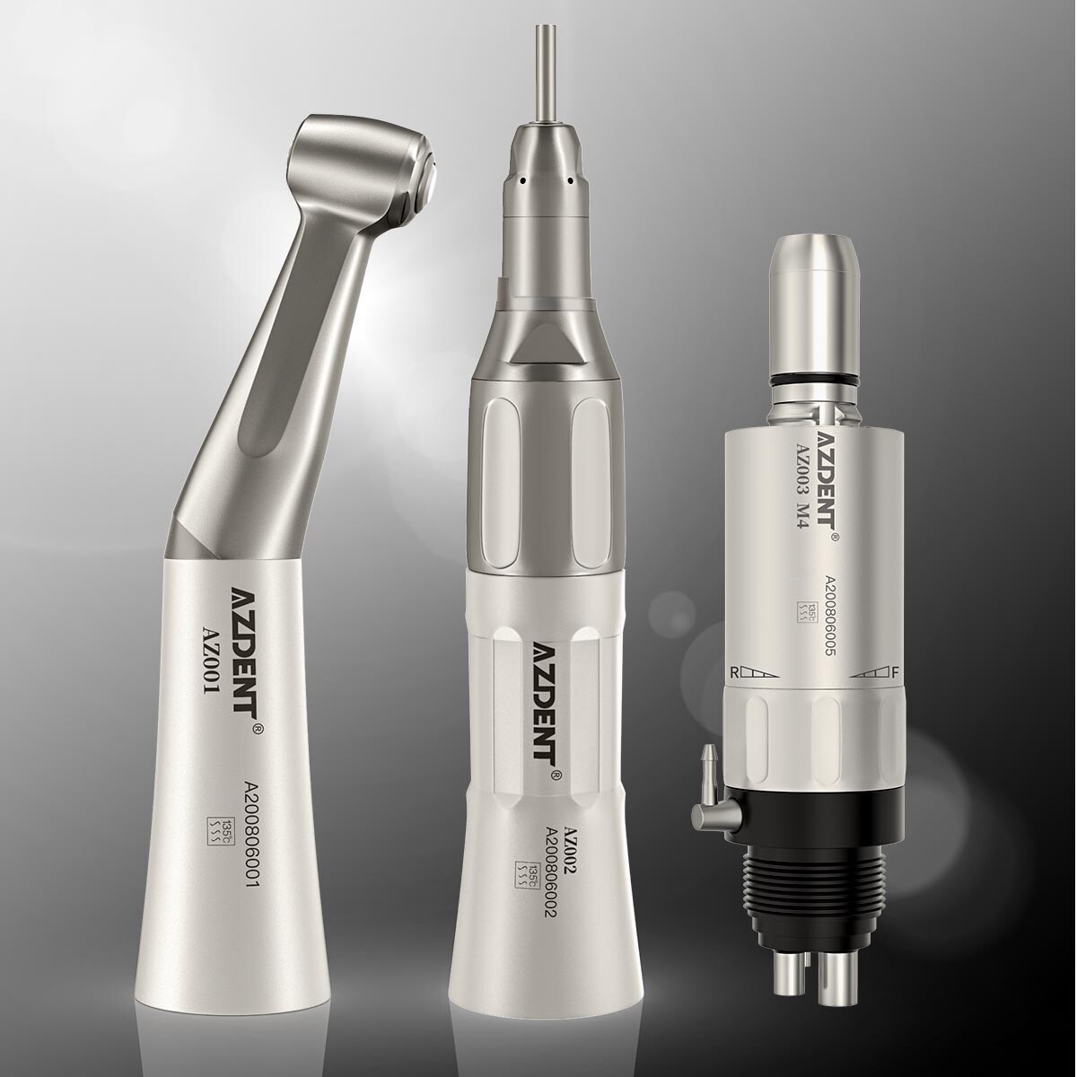 Joydental Dental Low High Speed Handpiece Kit/ Contra Angle+Straight+Air Motor