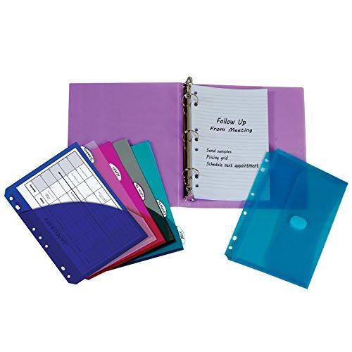 C-Line Mini Binder Starter Kit: Binder Index Dividers Filler Paper Color Varies