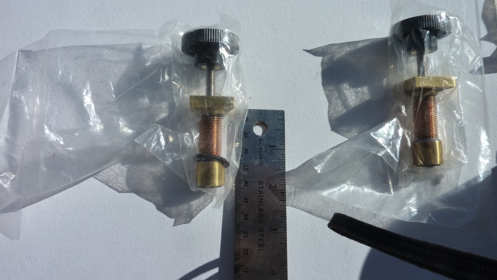 Copper Bellows valve 115866 .69 in od 2in long