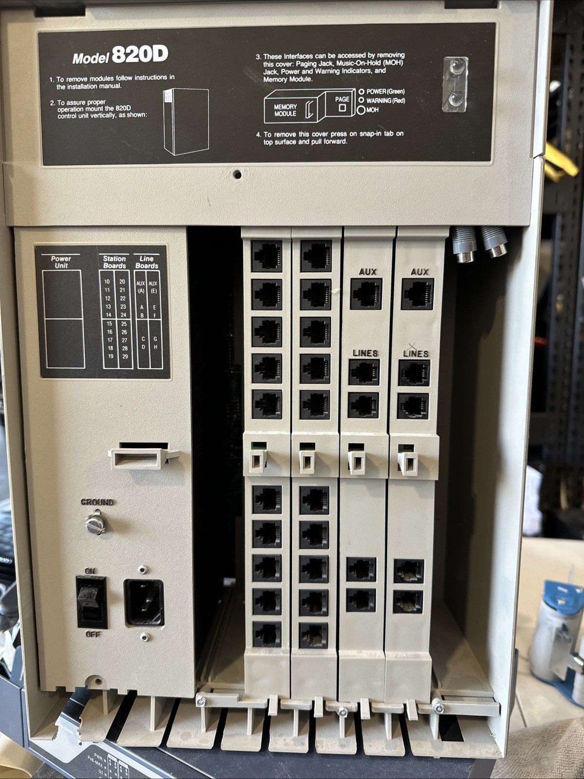 AT&T / Lucent Technologies / Avaya Merlin Plus 820D Phone System