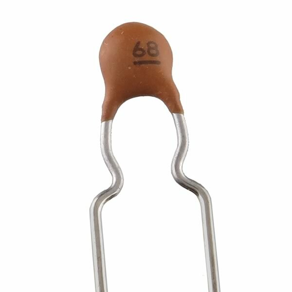 25/50pcs – 68pF, 0.068nF, 100V Ceramic Disc Capacitors USA Seller