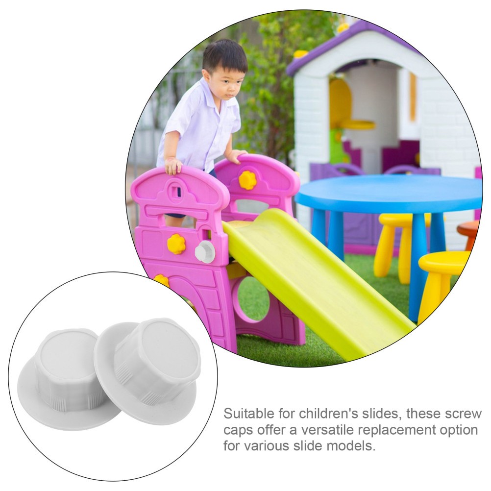 6 Pcs Screw Protector Caps Kids Playground Accessories Slide Fixing Cover