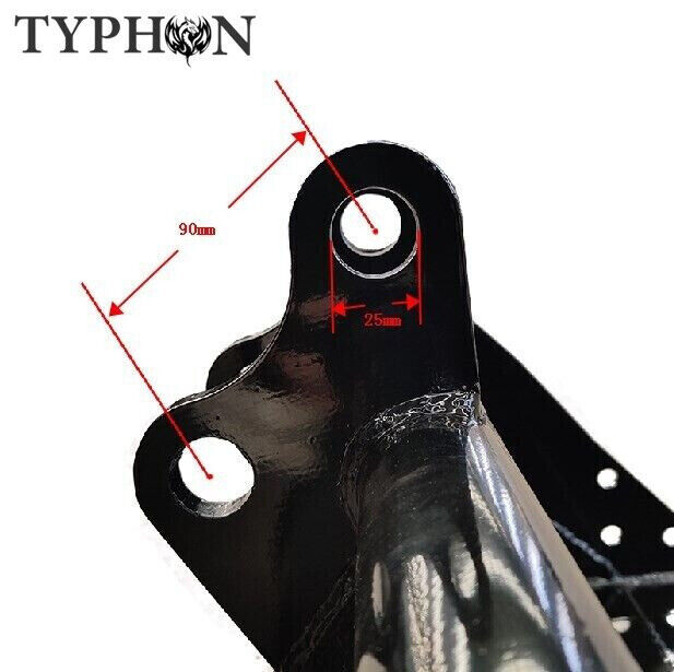 TYPHON Mini Excavator Attachment Plain Bucket 500mm Trenching Buckets