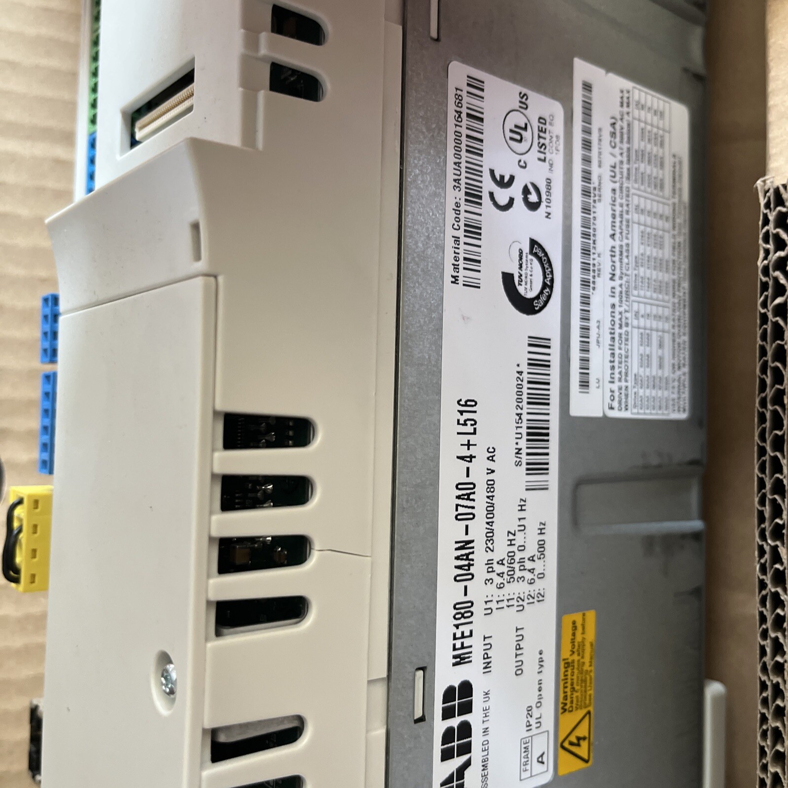 ABB MFE180-07A0-4-L516 Drive.