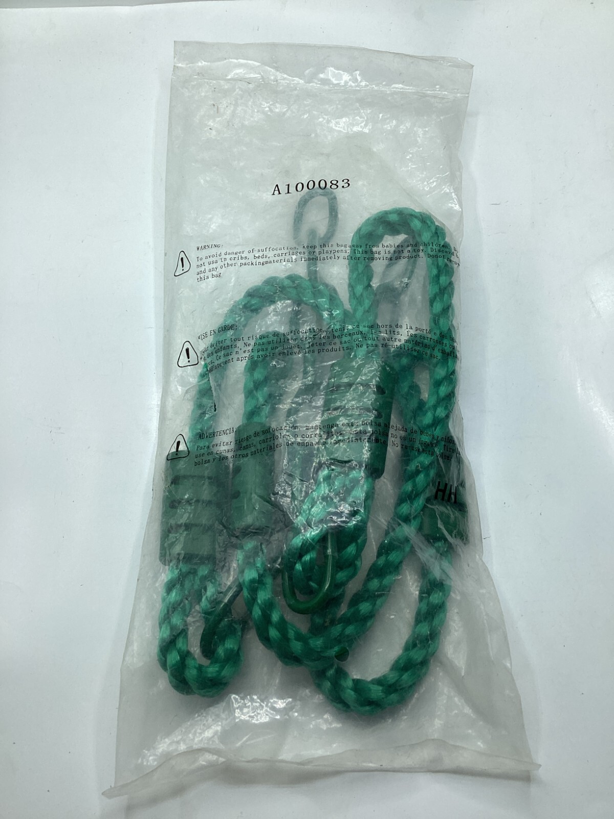 A100083 Playground Replacement Part, Green Rope Chain