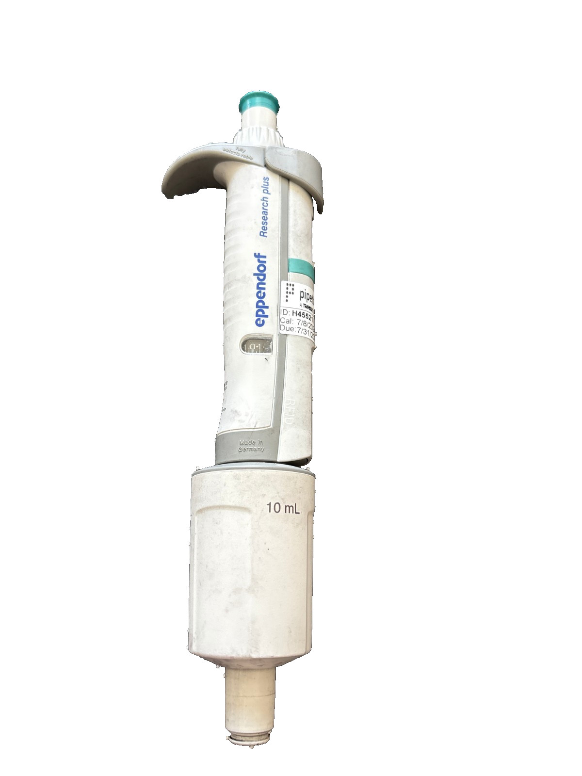 Eppendorf Research Plus 10mL Adjustable Single Channel Pipette Tested Working