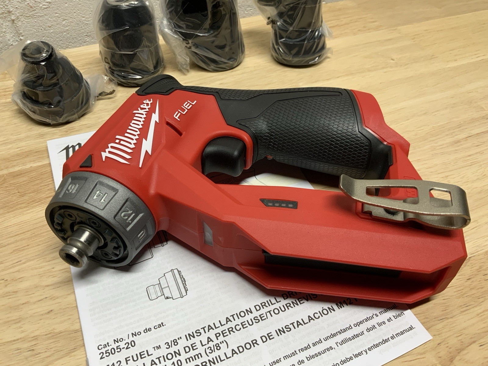 Milwaukee 2505-20 M12 FUEL 4-in-1 Installation Drill Driver – NEW FROM KIT