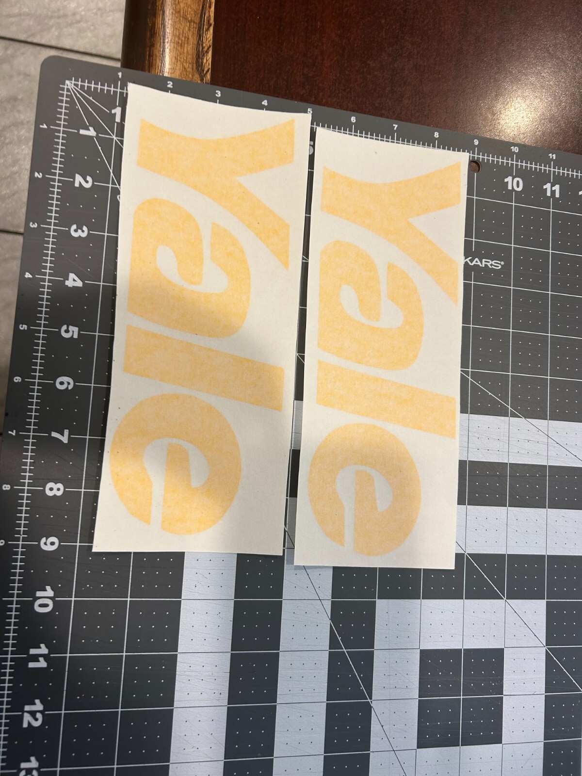 Yale Forklift Decal – Yellow Vinyl Yale Decal Set of 2