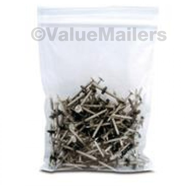 2000 12×15 Clear Plastic Zip Closure Zipper Poly Locking Reclosable Bags 2 MiL
