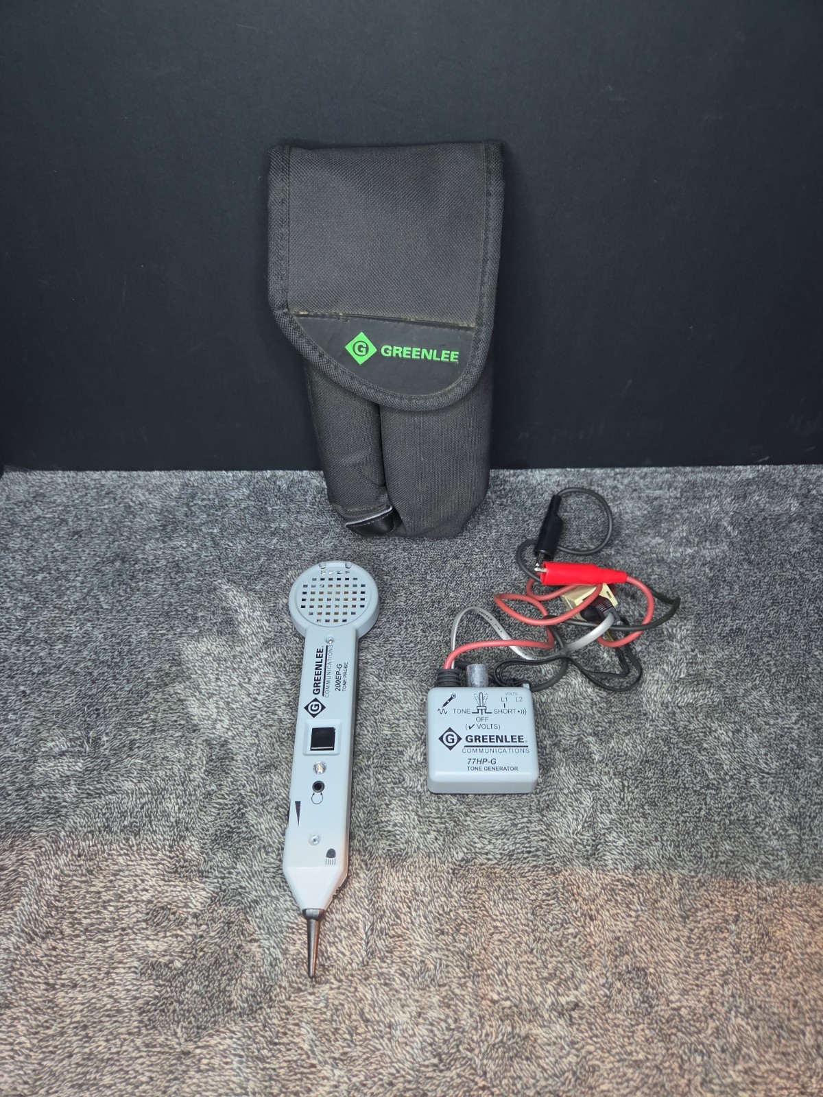 GreenLee Communications Progressive 200EP-G Tone Probe 77HP-G Tone Generator