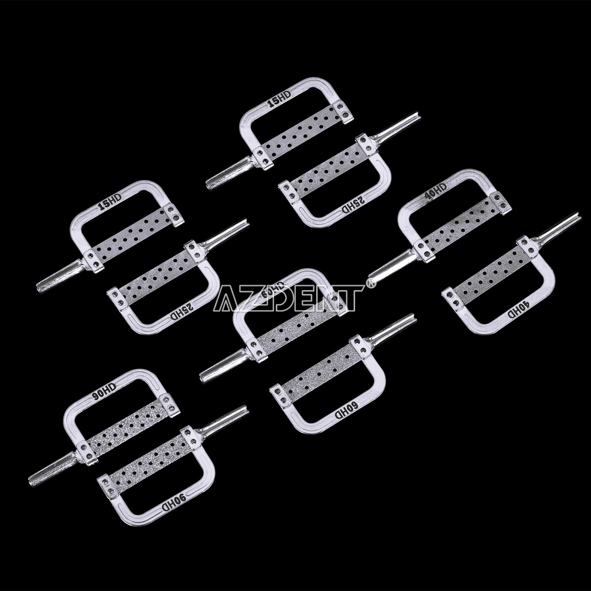 Dental 4:1 Reduction IPR Handpiece Contra Angle Interproximal Stripping Gauge