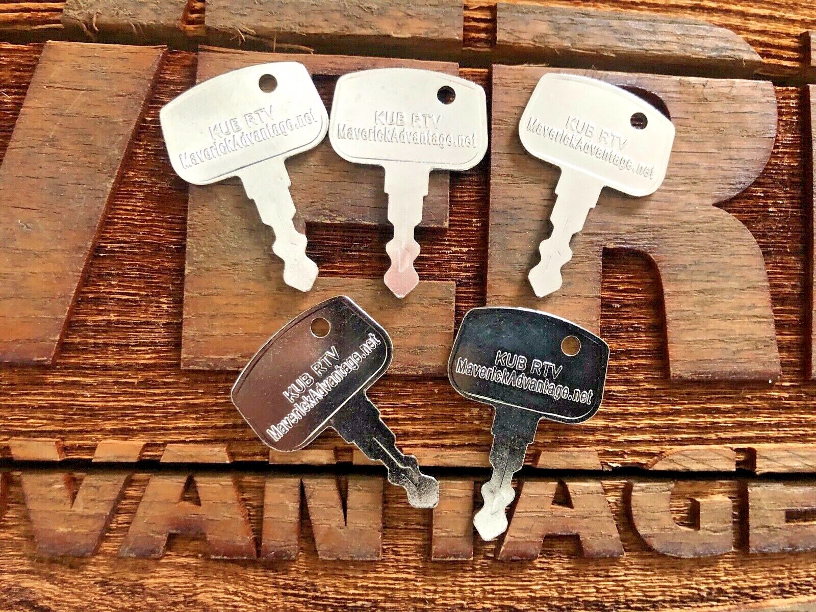 5 Keys Kubota RTV UTV Utility Vehicles RTV500 RTV900 RTV 1140 B BX F GR ZD 68920