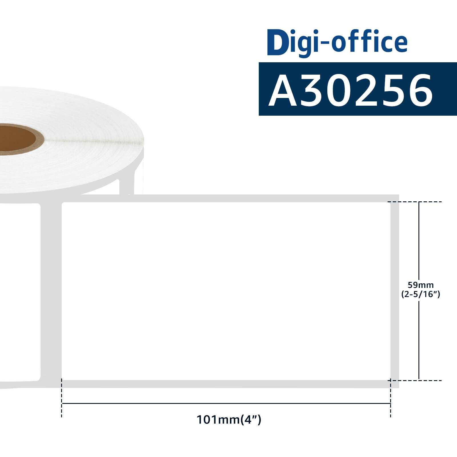 Compatible with Dymo 450 30256 2-5/16″ x 4″(59mm x 101mm) Large Shipping Labels
