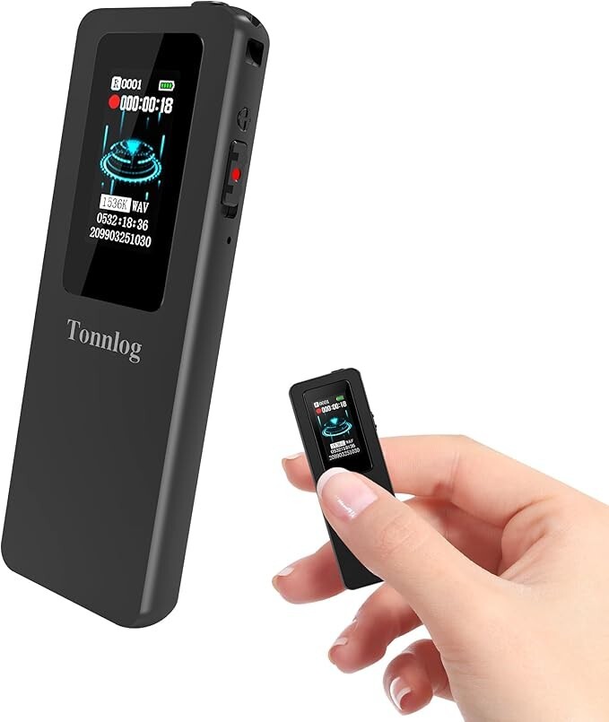 64GB Digital Voice Recorder for Your Personal Memos – V73 Black