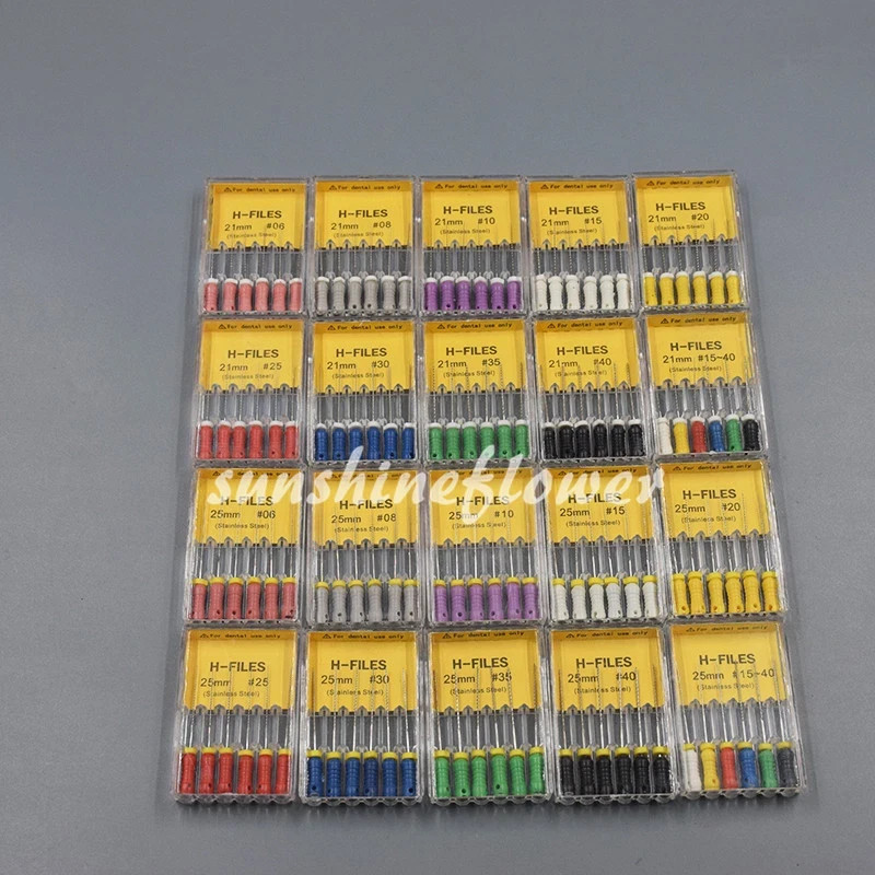 Mani Type Dental Endodontic Root Canal K-files 25/31mm C-files 21mm Hand Use