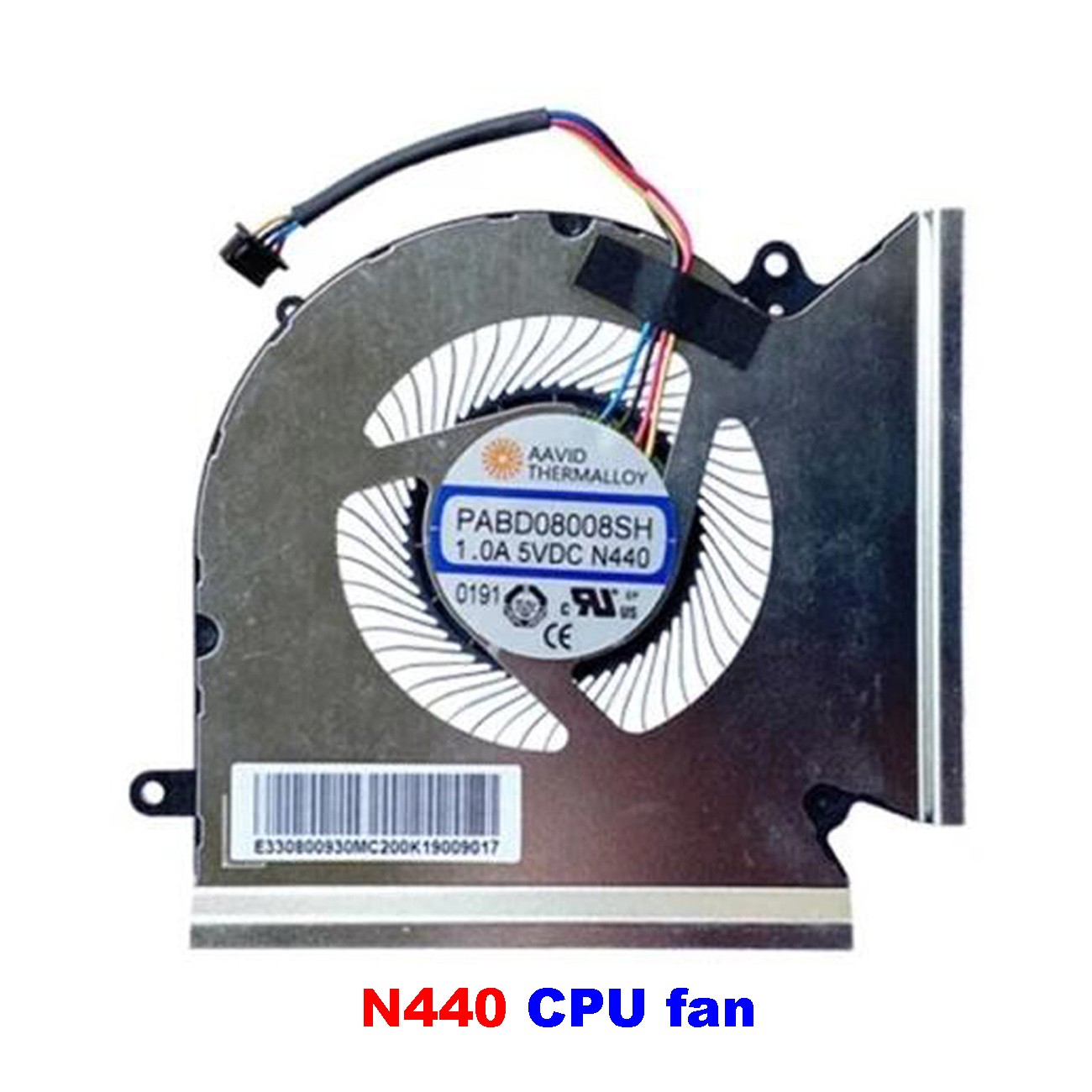 New 5VDC 1.0A CPU GPU Fan PABD08008SH N440 N441 N453 N454 for MSI GE66 GP66 GL66