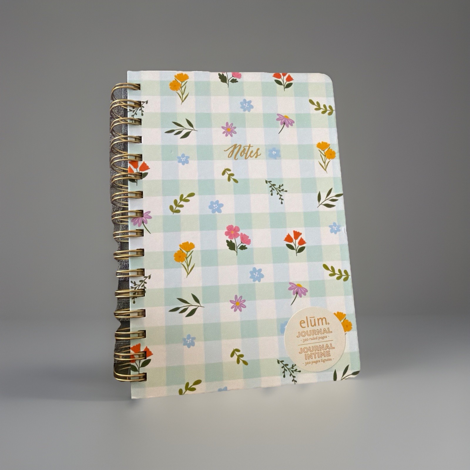 *NEW* Floral Hardbound Journal with 320 Ruled Pages ELUM DESIGNS INC 8 1/2×6