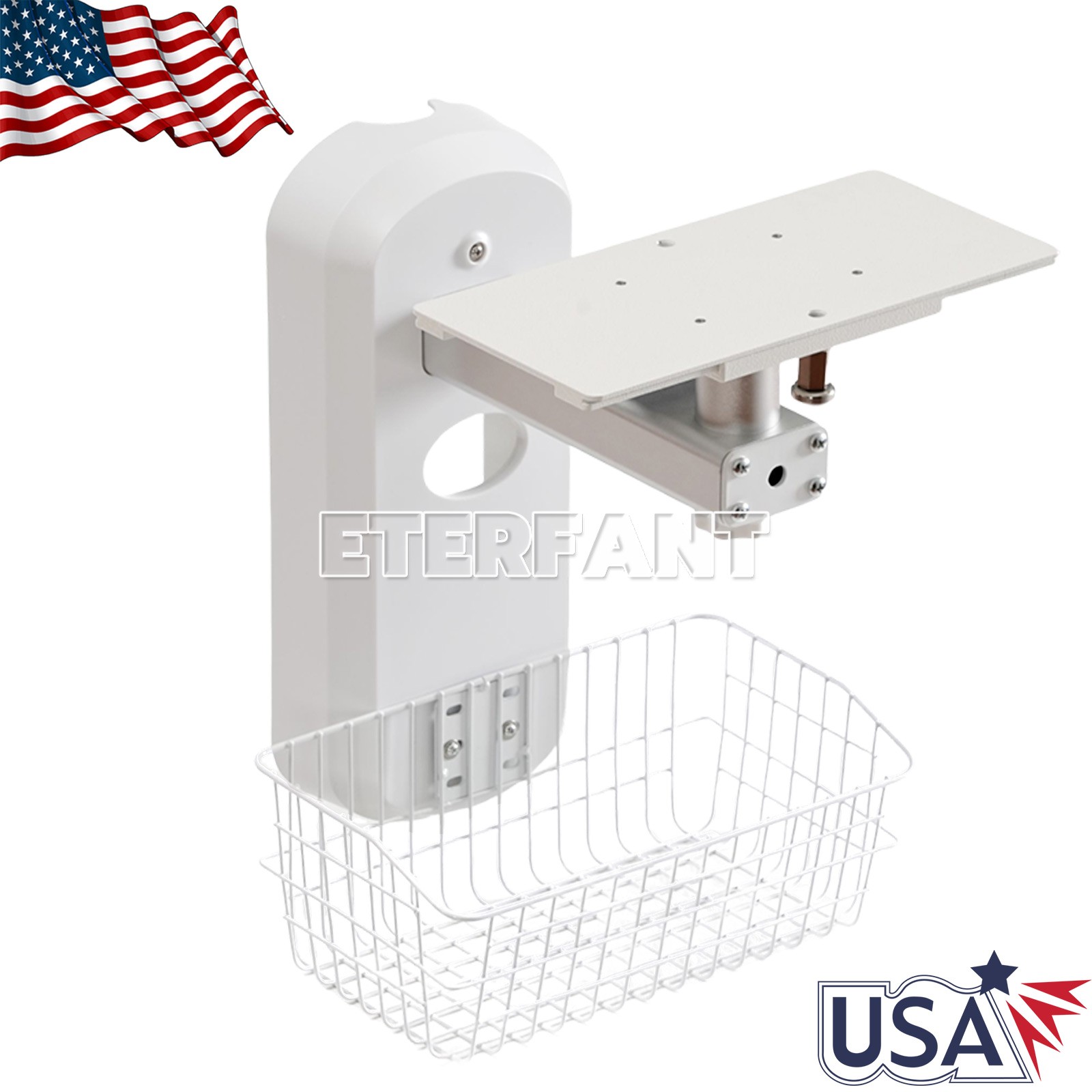 Wall Mount Bracket/Medical Trolley Cart Tool Cart for Patient Monitor Dental Lab