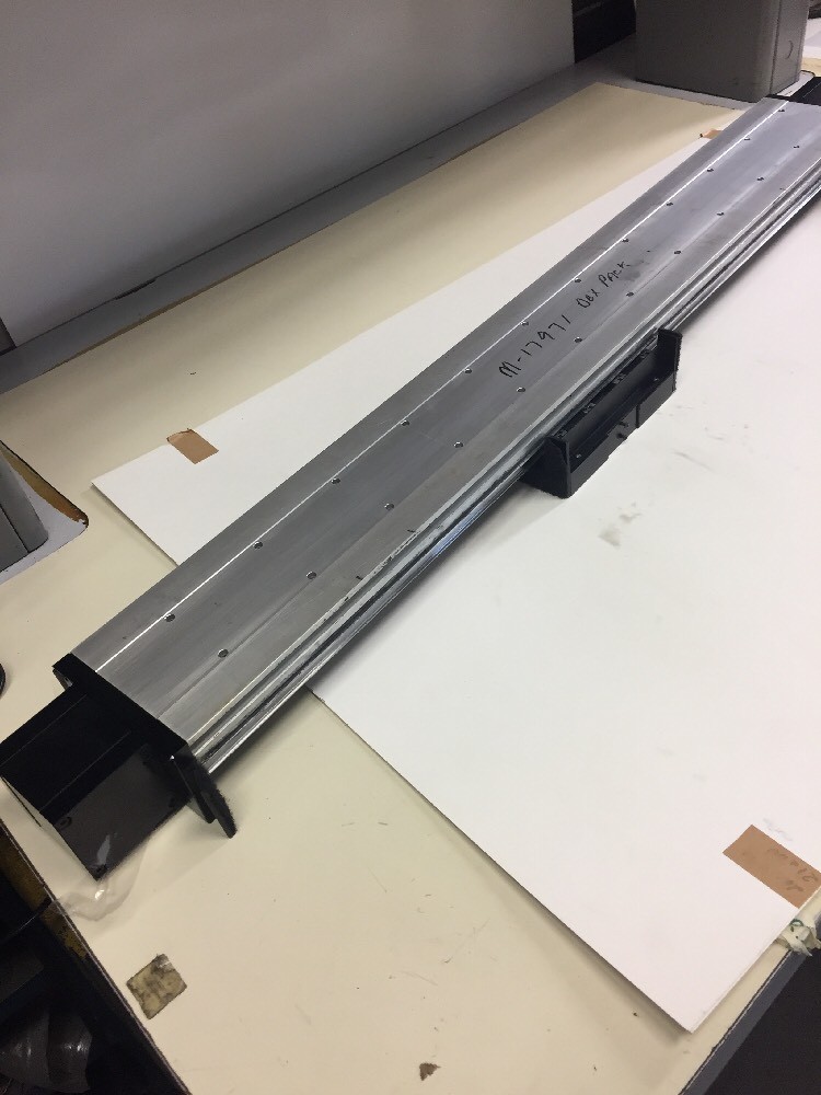 LINTECH BELT DRIVEN PRECISION SLIDE MODEL # 204491 REV.”C”WARRANTY*