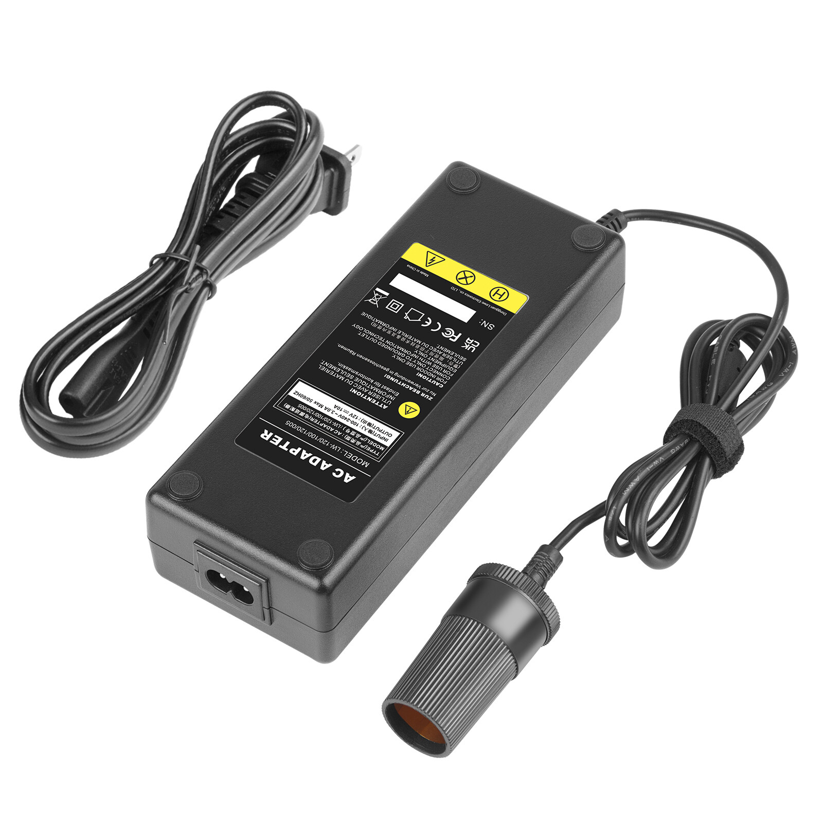 AC to DC Converter 110V to 12V DC 60W/120W Power Supply Car Adapter Transformer