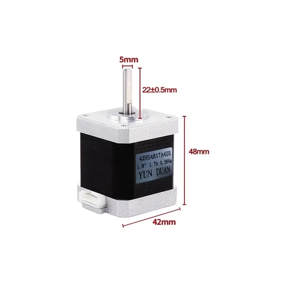 NEMA17 42mm Open-Loop Stepper Motor 2-Phase, 0.56Nm, Suitable for CNC