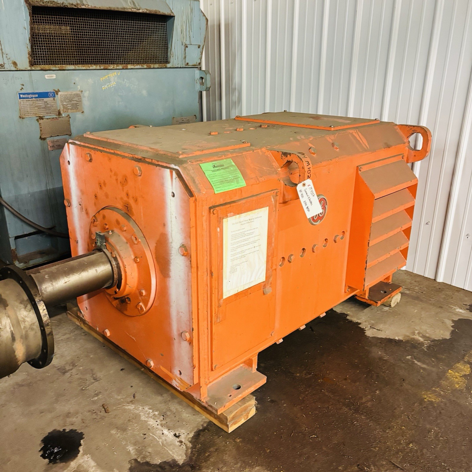 GE 400HP DC Motor 850 RPM Type CD4460 Volts 550/240/120 *REBUILT OR NEW SPARE*