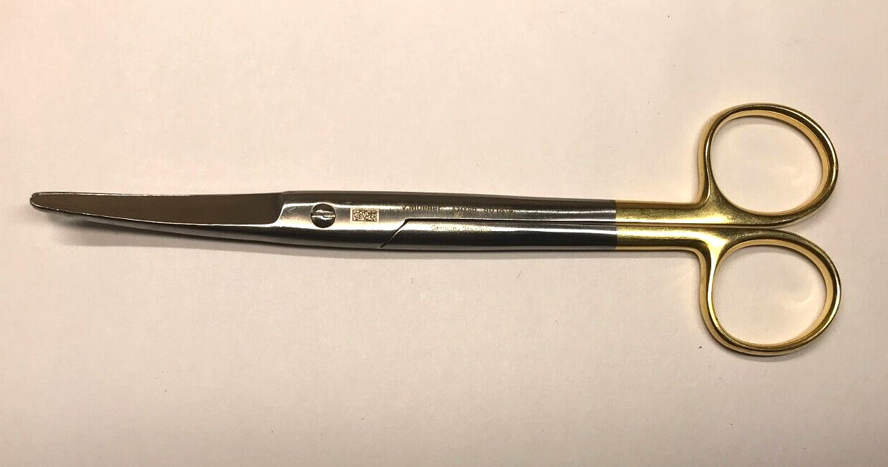 V. Mueller SU1814 Vital Mayo Dissecting Scissors 6¾» Beveled Curved TC