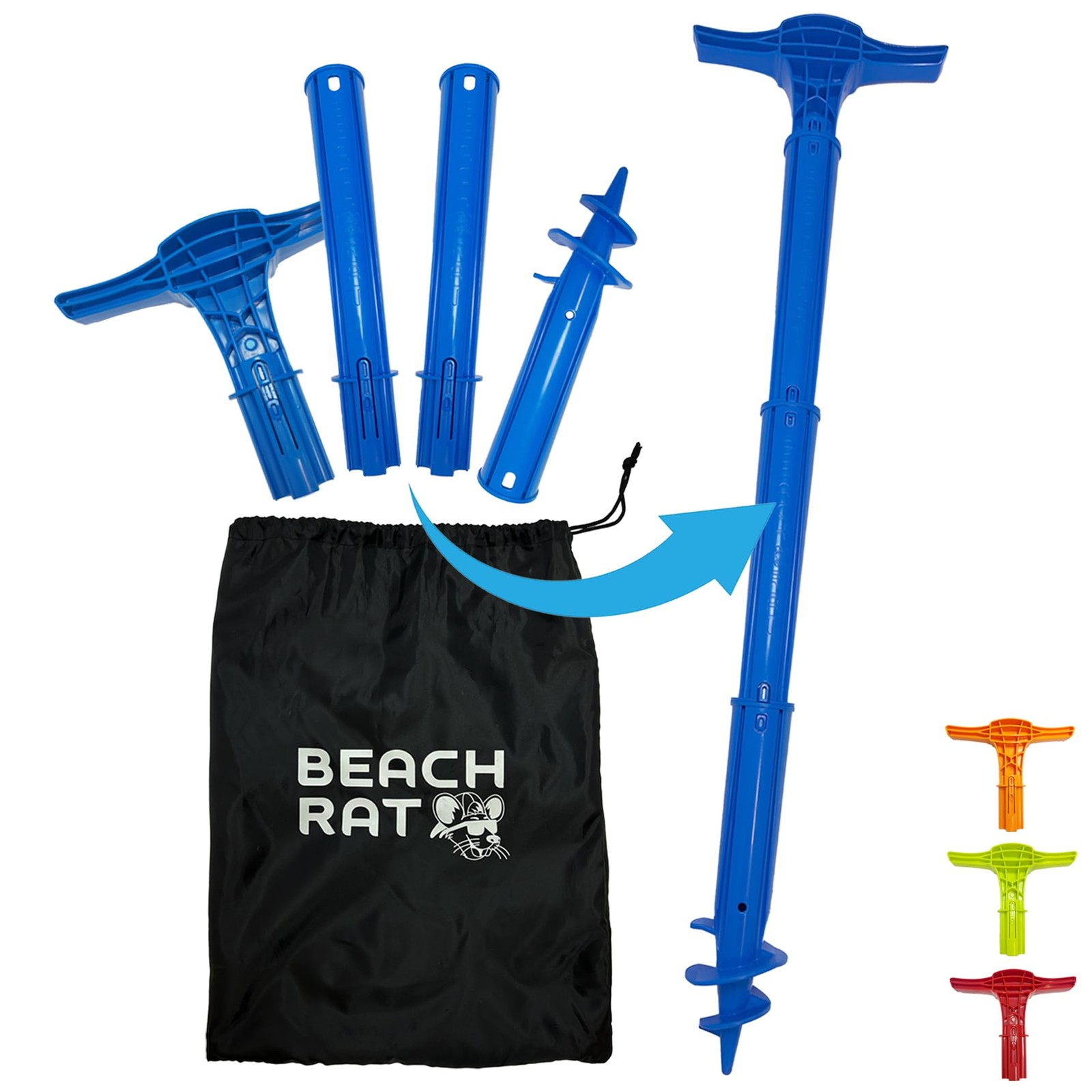 Beach Rat Force Bag – 4Ft Jet Ski Anchor/Boat Anchor/Kayak For Shallow Water