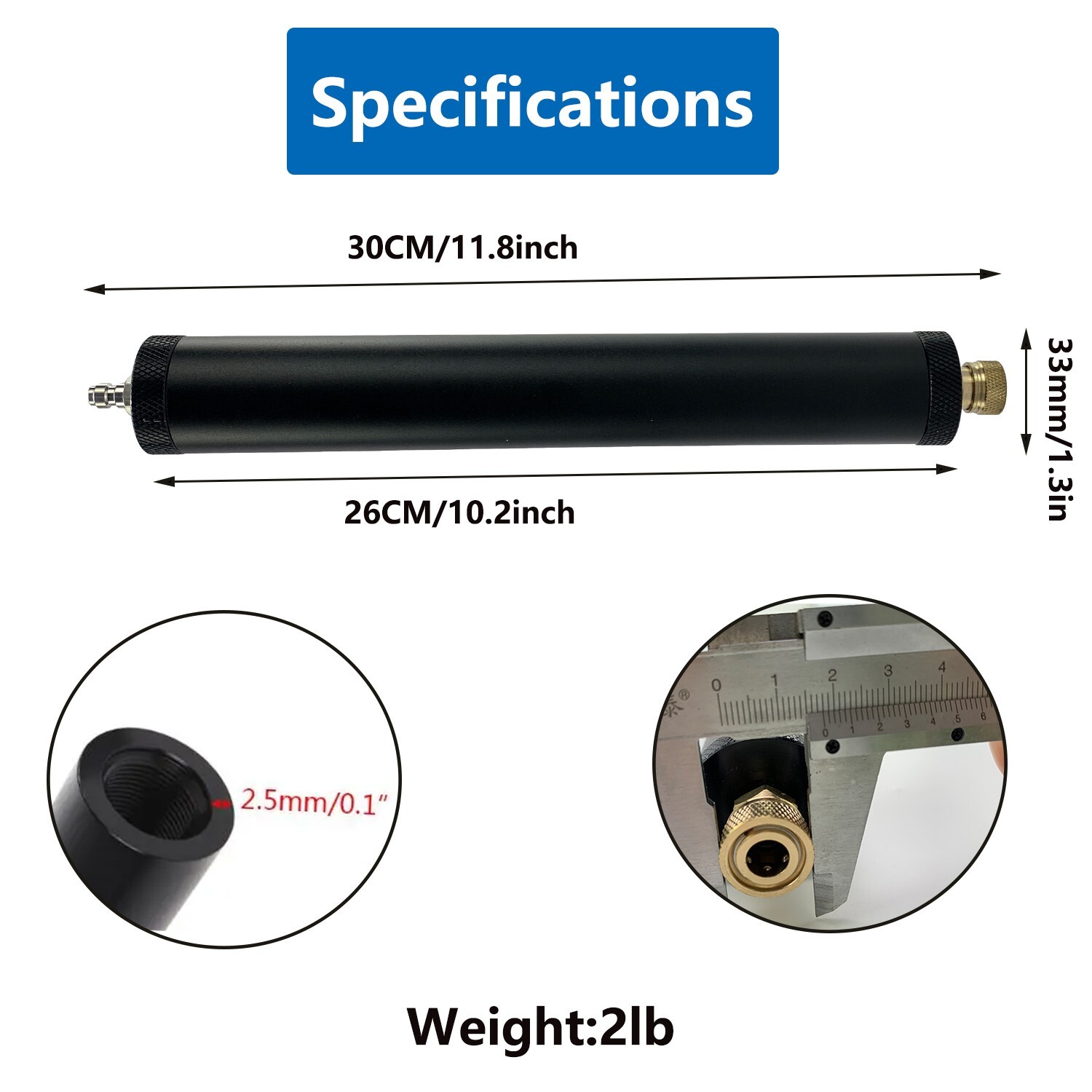 Portable High Pressure Hand Pump 4500 Psi 3 Stage PCP Air Pump PCP Air Rifle