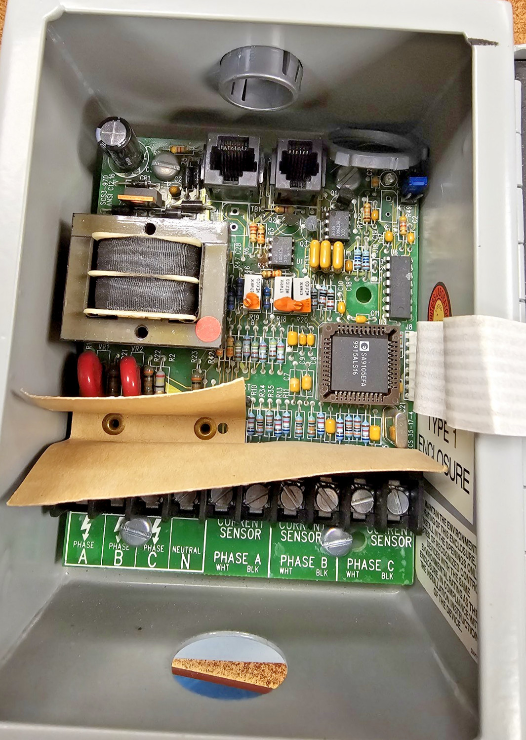 E-Mon 48050 KWH Meter 4-Wire 277/480V 50A 50-400Hz w/3 SplitCore Current Sensors