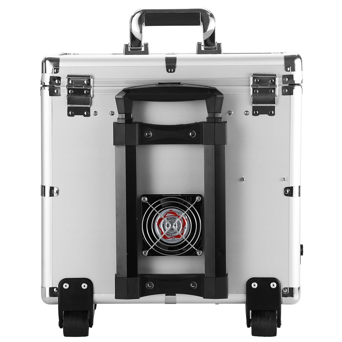Portable Dental Mobile Delivery Unit Rolling Case Air Compressor Suction System