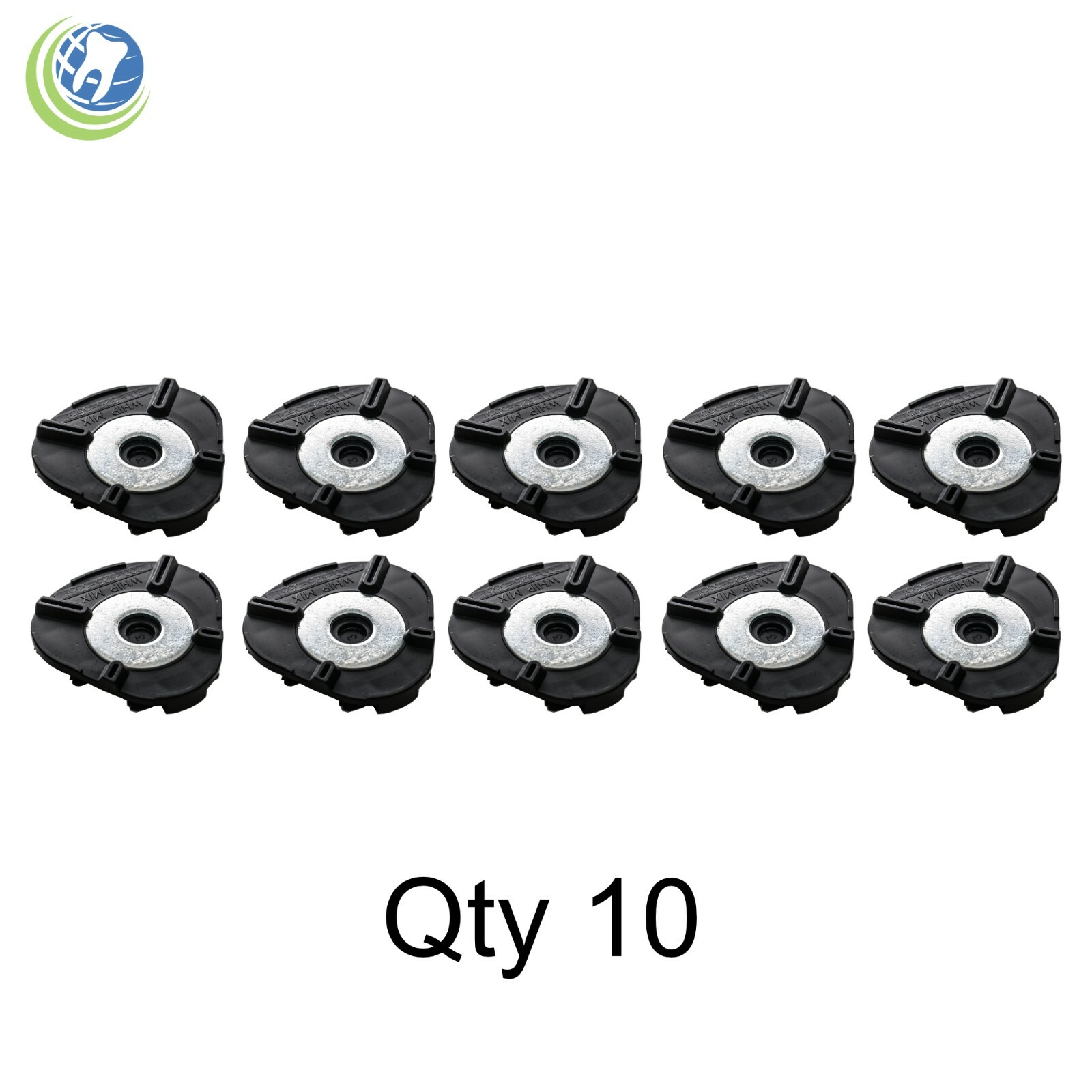 10 WHIPMIX MAGNETIC MOUNTING DISPOSABLE ARTICULATING PLATES OBLONG ARTICULATOR