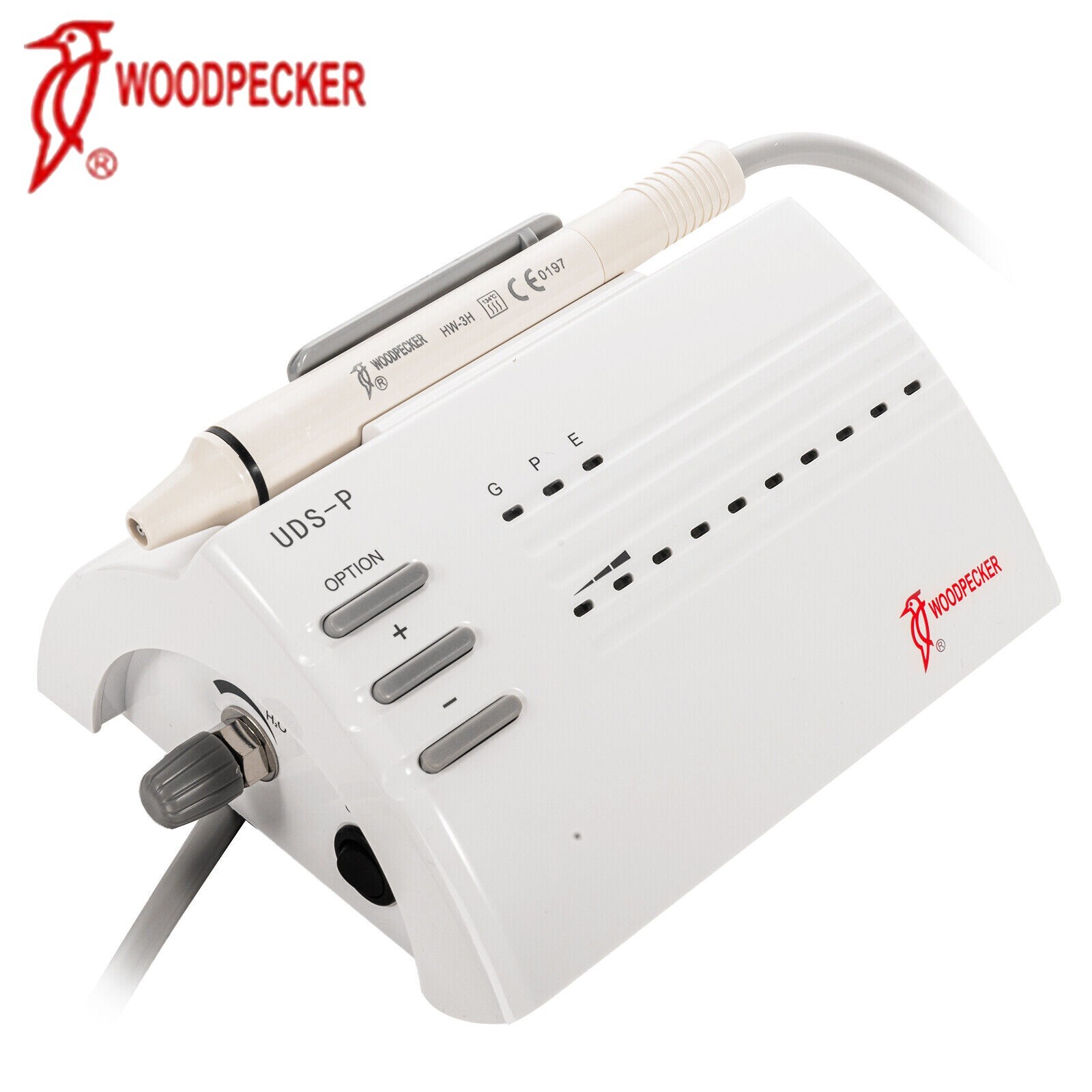 Original Woodpecker UDS-P Dental Ultrasonic Piezo Scaler Cavitron with 6pcs Tips