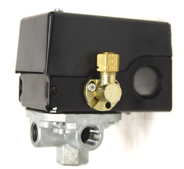 FURNAS HUBBELL 69JF7LY2C PRESSURE SWITCH W/ UNLOADER VALVE & LEVER