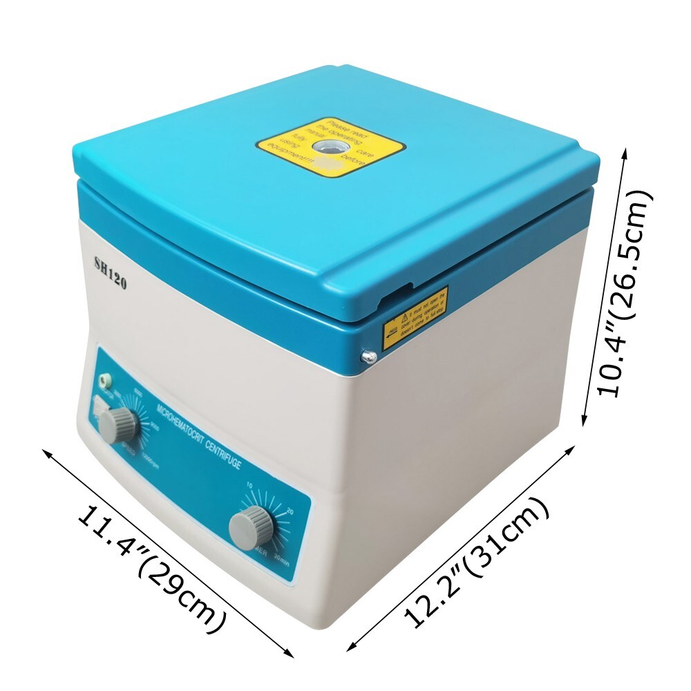 SH120 Microhematocrit Electric High Speed Blood Lab Centrifuge