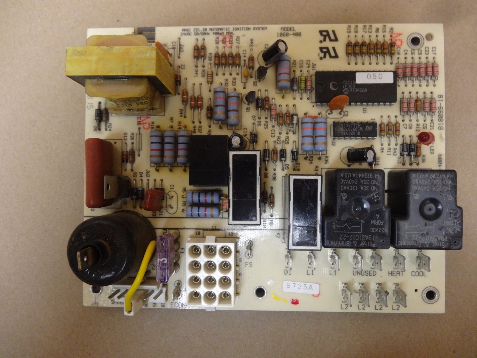 Rheem Ruud Control Board 1068-400;1068-83-400A –«USED»