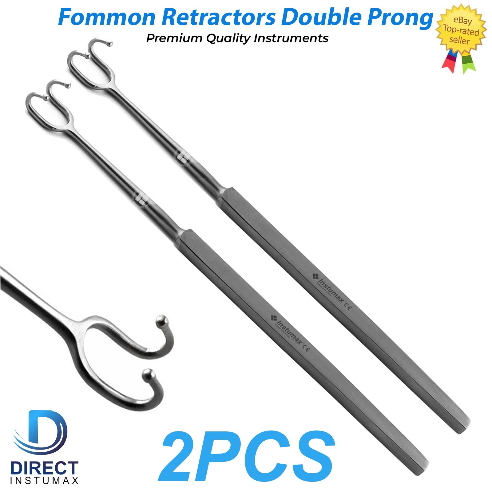Surgical Fomon Retractor Plastic Nose Hook Skin Retractors CE
