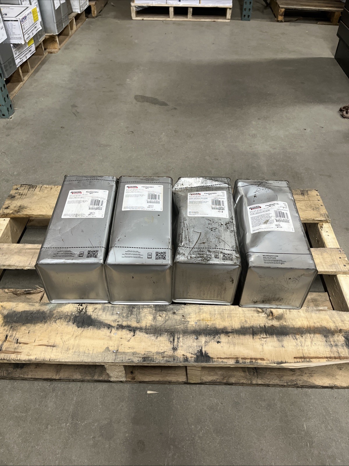 Lincoln Electric ED010283 Fleetweld 5P+ 3/32 x 12 Rods 50lb Can – 4 Can Pallet