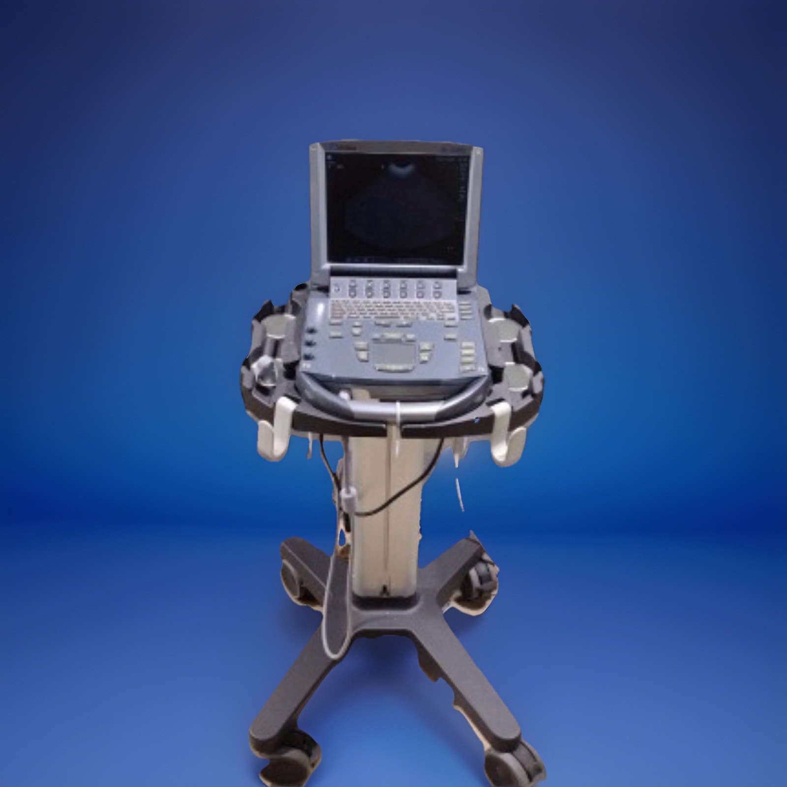 SonoSite M-Turbo Ultrasound With Cart & P21x Transducer Probe