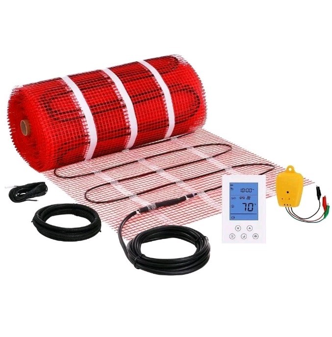 VEVOR Floor Heating Mat 100 Sq. ft Electric Radiant In-Floor Heated Warm **Read*