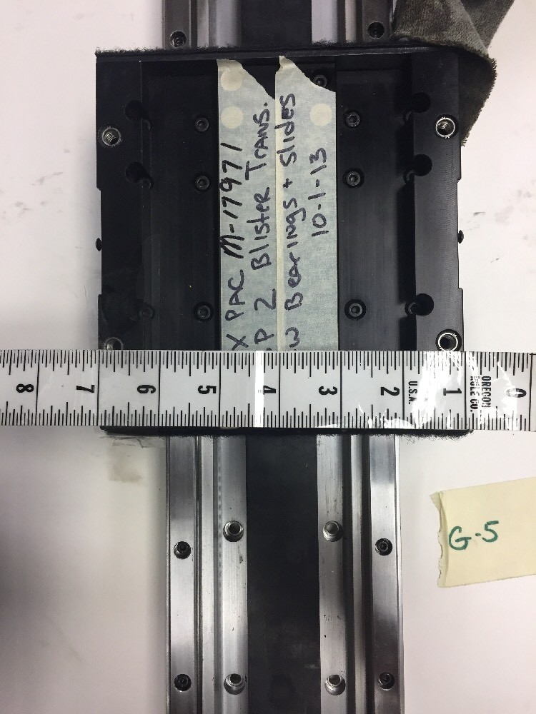 LINTECH BELT DRIVEN PRECISION SLIDE MODEL # 204491 REV.”C”WARRANTY*