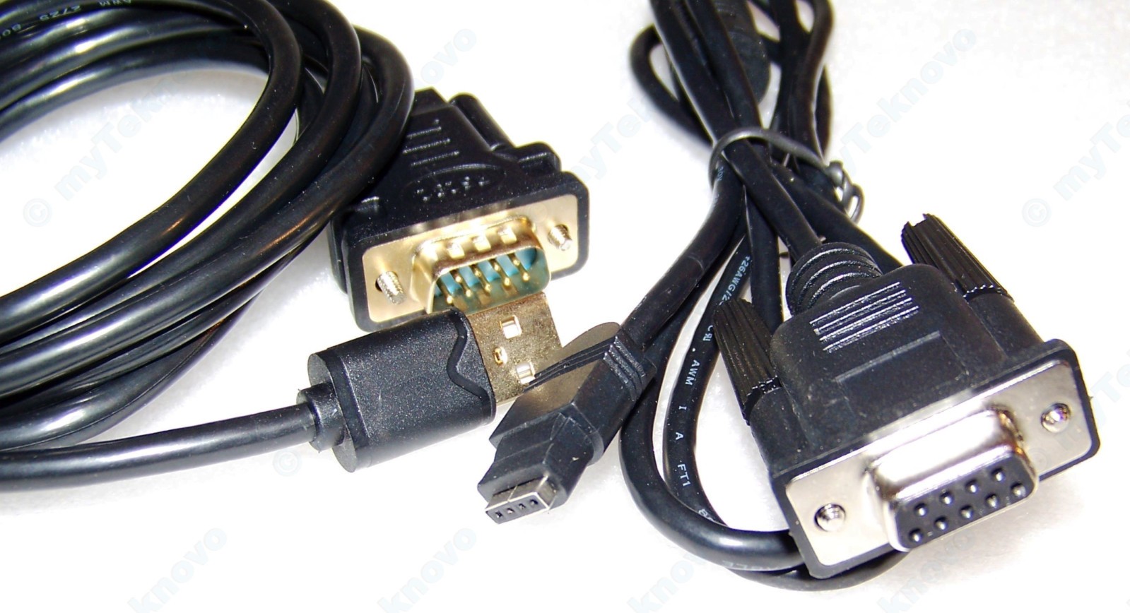 1x Bundle FTDI USB & HP48 Serial DB9 Cable for HP 48GX 48G+ 48G 48SX 48S + CD