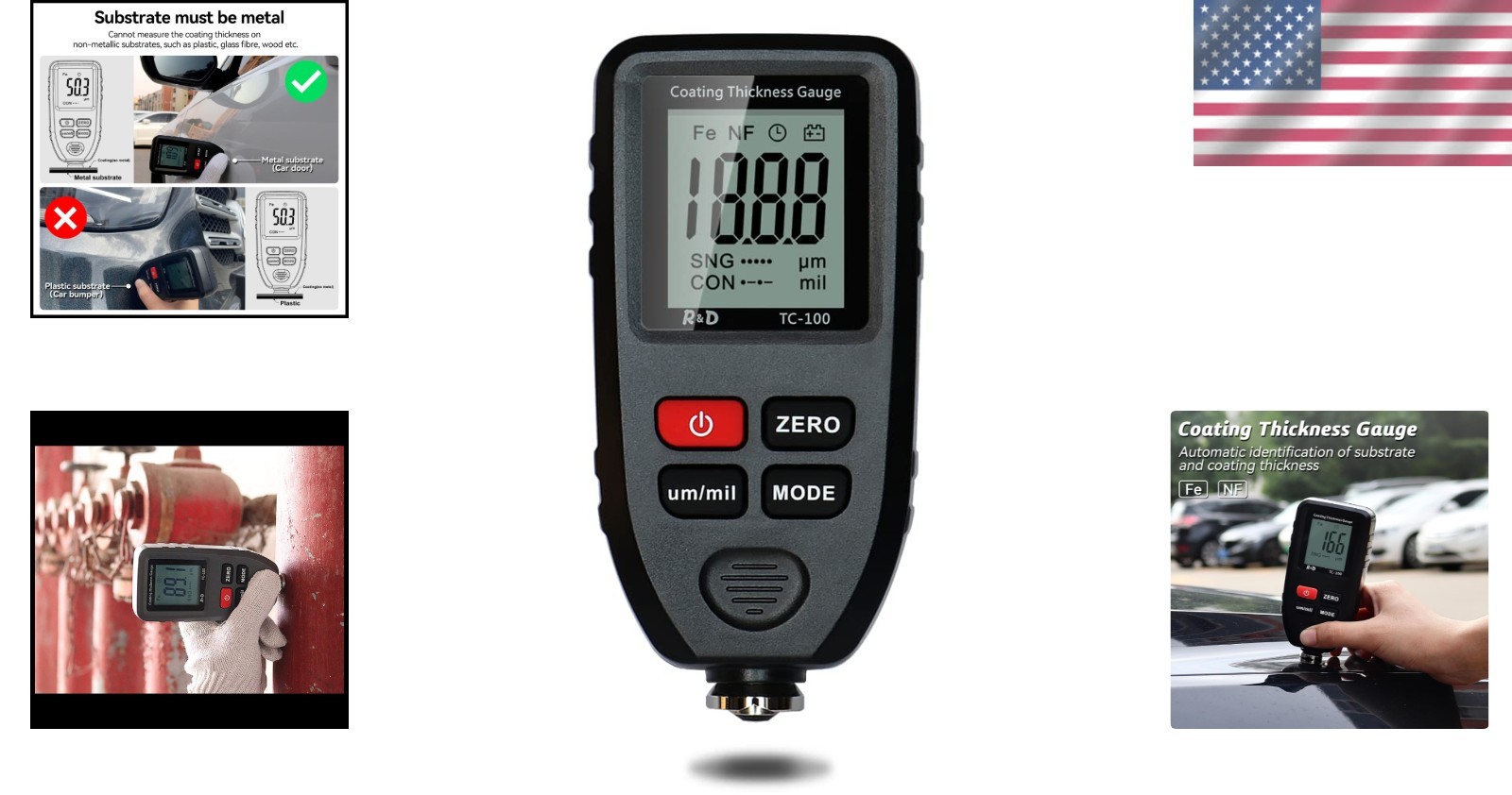 Car Coating Thickness Meter – Auto Paint Gauge for Used Cars