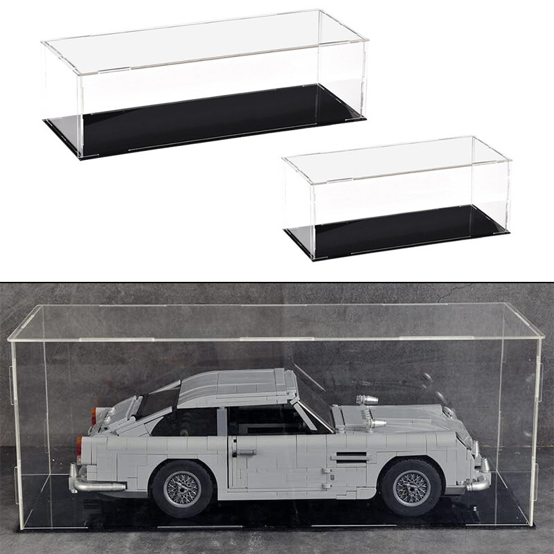 Clear Acrylic Display Case Dustproof Protect Model Toy Figure Storage Showcase