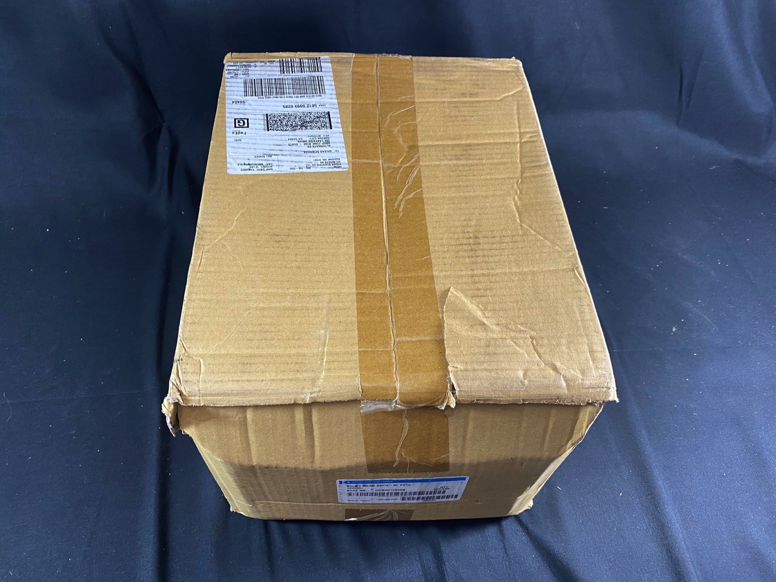 WHEATON 1000mL Standard Cap Sterile PETG Square Media Bottle WPBGC1000SB (12/Cs)